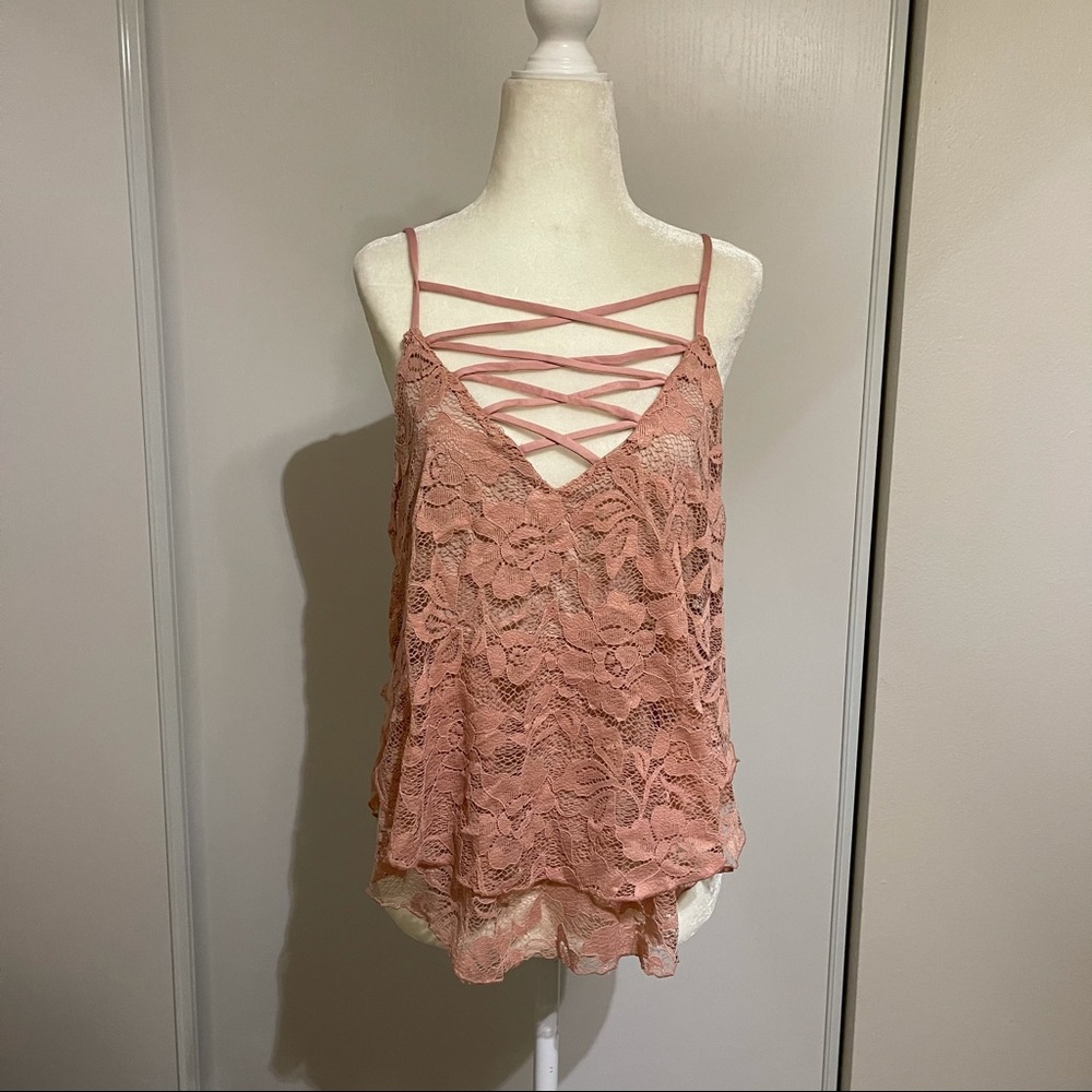 Express Lace Tank Top